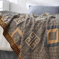 Geometric towel quilts blankets sofa throw blankets