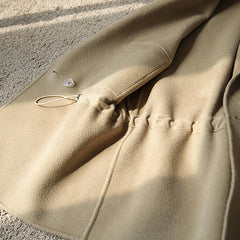 Stylish solid lapel woolen vests