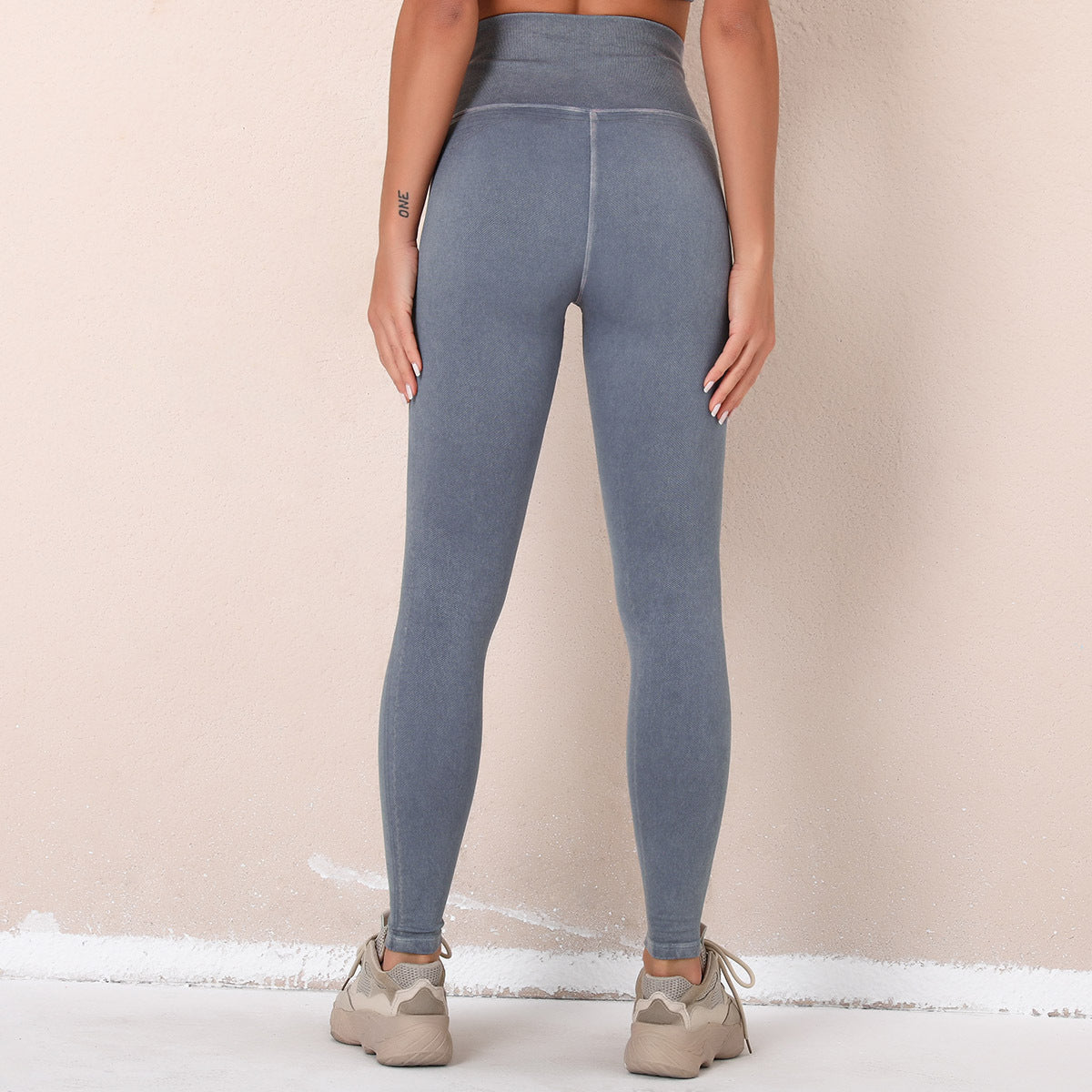 High waisted ripped active pants